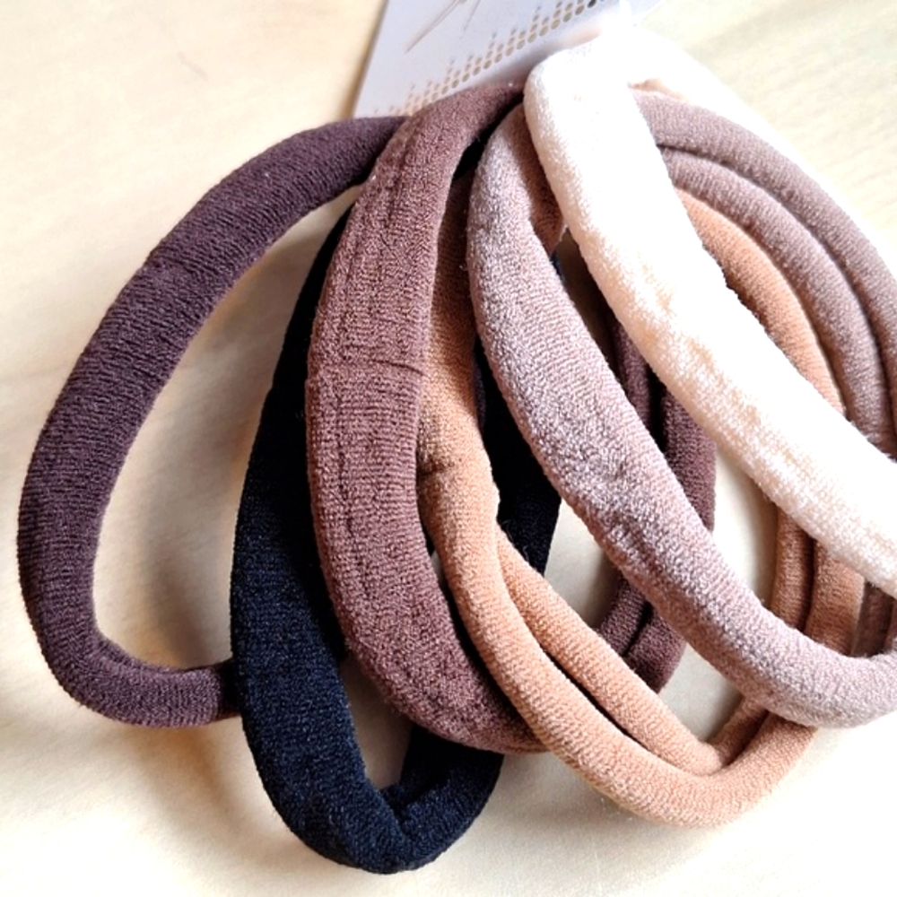 3 for $15 Hair Ties in Earth Tones Large